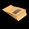 Yurui 1lb Custom Printed Plastic 12 Oz Flat Bottom Kraft Paper Coffee Bags Packaging With Valve And Zipper