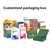 High-End Sensory Buckle Bottom Cosmetic Packaging Box Customized Small Single Paper Color Box Food Grade