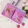 Translucent Colorful Bone Bag Rainbow Jewelry Packaging Bag Earrings Flash Sealed Pocket Color Laser Yin Yang Self Sealing Bag