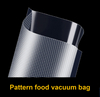 Pattern Vacuum Bag for Household Cooked Food Preservation, sealed Plastic Compressed Food Grade Packaging Bag