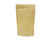 Biodegradable paper bags ziplock stand up pouch kraft paper coffee tea bag packaging