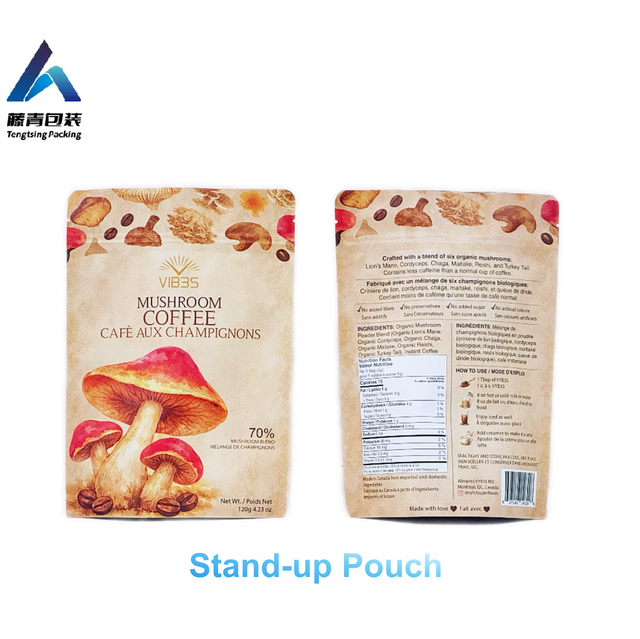 Stand-up Pouch Coffee Bag Food Bag with Valve