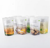Custom Barrier Mylar Snack Food Packaging Plastic Bag with Zipper Stand up Pouch for Milk Tea Powder Deep Freeze Powder