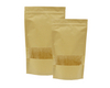 Biodegradable paper bags ziplock stand up pouch kraft paper coffee tea bag packaging