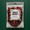 Transparent clear Window Plastic Packaging Bags Beef Jerky Package Resealable Stand up Pouches with Euro hang Hole