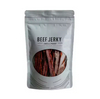 Transparent clear Window Plastic Packaging Bags Beef Jerky Package Resealable Stand up Pouches with Euro hang Hole