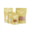 Small Business Packing Supplies Box Recycled Brown Shipping Cardboard Kraft Paper Packaging Box With Clear Pvc Window