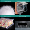 Matte transparent self sealing bag, matte nut, dried fruit, dry goods, zero food packaging bag, plastic sealed pocket