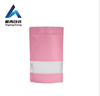 Customized Colorful Metalized Food Packaging Stand up Pouch With Zipper and Window Zip Lock Bag Plastic Zipper Bags