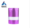 Customized Colorful Metalized Food Packaging Stand up Pouch With Zipper and Window Zip Lock Bag Plastic Zipper Bags