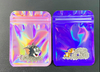 Translucent Colorful Bone Bag Rainbow Jewelry Packaging Bag Earrings Flash Sealed Pocket Color Laser Yin Yang Self Sealing Bag