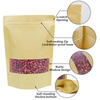 Small Business Packing Supplies Box Recycled Brown Shipping Cardboard Kraft Paper Packaging Box With Clear Pvc Window