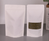 Custom Printed Box Pouch Biodegradable Aluminum Foil Coffee Bag 250g Flat Bottom Zipper Bag Smell Proof Food Packaging