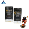 Custom Printing Compostable Coffee Beam Powder Drip Coffee Bags Flat Bottom Pouch Packaging With Valve and Zipper