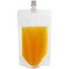 Horizontal Octagonal sealed Transparent Self Sealing Tote Bag, Plastic Leisure Food Dry Goods Hand-held Packaging Bag