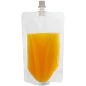 Horizontal Octagonal sealed Transparent Self Sealing Tote Bag, Plastic Leisure Food Dry Goods Hand-held Packaging Bag