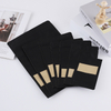 100g 250g 500g 1kg Biodegradable Stock Flat Bottom Brown Kraft Paper Aluminum Foil Coffee Bags With Valve and Ziplock