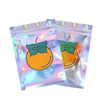 주문 로고 작은 Baggies 측 열 밀봉 주머니 알루미늄 호일 편평한 부대 플라스틱 향낭 화장품 포장