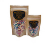 Resealable Recycled Stand-Up Pouch Zipper with Glossy Finish Biodegradable Kraft Paper Bag Dry Food Packaging PET Type Pet Food