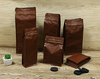 Factory wholesales Laminated mylar ziplock bags coffee beans and tea herbs packaging bag