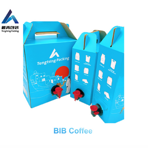 1L/2L/3L/5L/10L/20L Custom Aluminum Aspectic Foil Portable Disposable Beverage Bib Bag in Box Dispenser With Valve Packaging