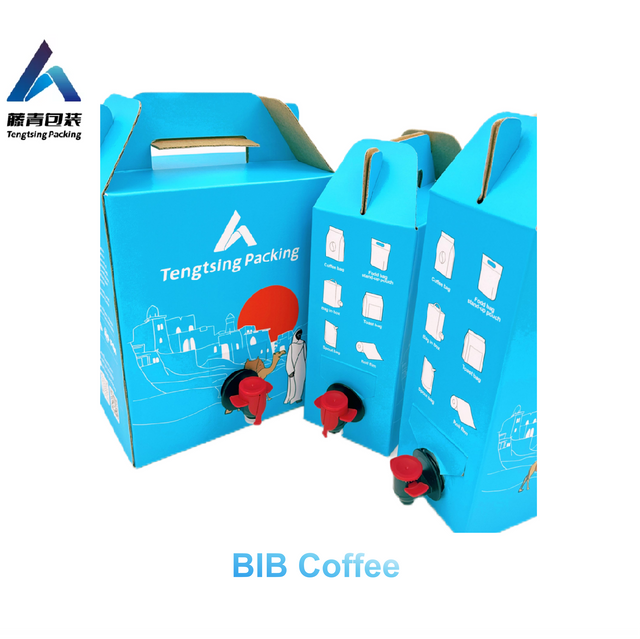 1L/2L/3L/5L/10L/20L Custom Aluminum Aspectic Foil Portable Disposable Beverage Bib Bag in Box Dispenser With Valve Packaging