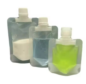 10ML 20ML 30ML Stand up Pouches Customized Refill Plastic Packaging Clear Liquid Bag Spout Pouch for Cosmetic