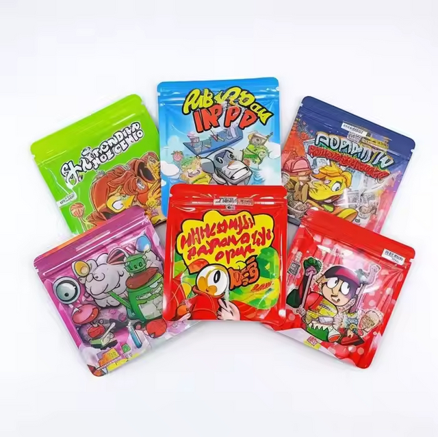 Доказательство запаха Ziplock Bolsas Packing 3,5 Resealable 1 грамм 4g Напечатанные на заказ конфеты 3,5g Майларовые пакеты