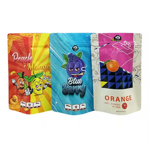 Printable Long Strip Mylar Bags Custom Size 1G 3.5G 7G 1 Oz High Tolerance Customized Mylar Bags