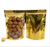 Custom Printed Box Pouch Biodegradable Aluminum Foil Coffee Bag 250g Flat Bottom Zipper Bag Smell Proof Food Packaging