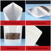 Custom Printed Box Pouch Biodegradable Aluminum Foil Coffee Bag 250g Flat Bottom Zipper Bag Smell Proof Food Packaging