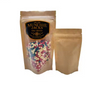 Resealable Recycled Stand-Up Pouch Zipper with Glossy Finish Biodegradable Kraft Paper Bag Dry Food Packaging PET Type Pet Food