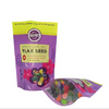 Custom Printing Soft Touch Stand up Corn Organic Flax Vegetable Chia Seeds Recyclable Plastic Packaging Bag