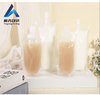 Horizontal Octagonal sealed Transparent Self Sealing Tote Bag, Plastic Leisure Food Dry Goods Hand-held Packaging Bag