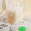 Horizontal Octagonal sealed Transparent Self Sealing Tote Bag, Plastic Leisure Food Dry Goods Hand-held Packaging Bag