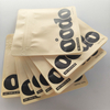 Customer Printed 12oz 500g 1kgs Pouches Flat Bottom Coffee Packaging Bag with Valve