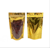 Custom Printed Box Pouch Biodegradable Aluminum Foil Coffee Bag 250g Flat Bottom Zipper Bag Smell Proof Food Packaging