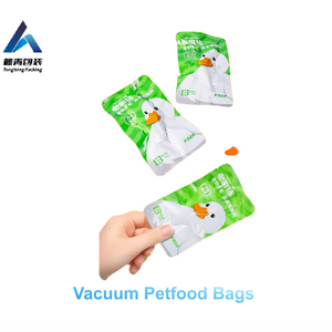 Pet food vaccum bags