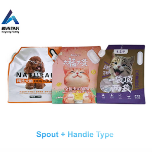 spout bag with handlepet food bags